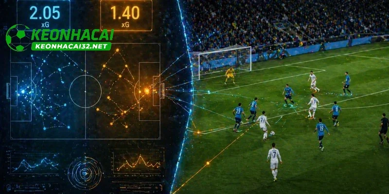 Chỉ số xG ảnh hưởng trực tiếp đến mức odds bóng đá